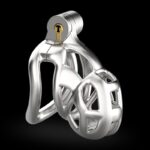 BLACKOUT 316 Stainless Steel Python V1.0&V2.0 Design Male Chastity Device Cobra Mamba Cock Cage  Ring Adult Sex Toys