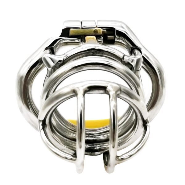 Ergonomic Stainless Steel Stealth Lock Male Chastity Device Cock Cage  Lock Cock Ring Chastity Belt S051