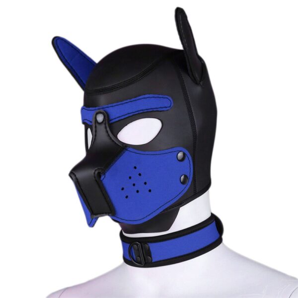 Puppy Play Dog Hood Mask Adjustable Neck Collar Cosplay Sex Toys For Men Women Bdsm  Pet Roleplay Party Masquerade Props