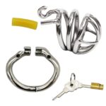 Ergonomic Stainless Steel Stealth Lock Male Chastity Device Cock Cage  Lock Cock Ring Chastity Belt S051