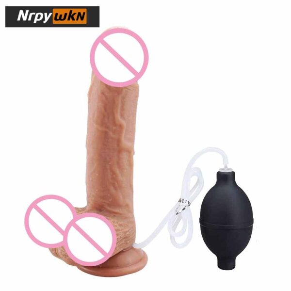 Silicone Realistic Ejaculating Dildo for Women Lifelike Squirting Dildo  with Suction Cup Huge Dildo for Sex Adult Toys