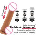 Wireless Dildo with Telescopic Rotating for Female   Anal Massage Heating G-spot Vibrator  Sex Toys Women