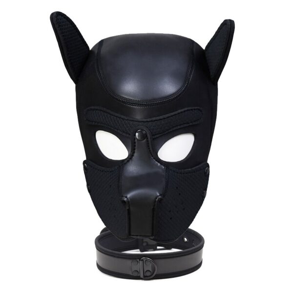 Puppy Play Dog Hood Mask Adjustable Neck Collar Cosplay Sex Toys For Men Women Bdsm  Pet Roleplay Party Masquerade Props