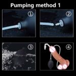 Silicone Realistic Ejaculating Dildo for Women Lifelike Squirting Dildo  with Suction Cup Huge Dildo for Sex Adult Toys