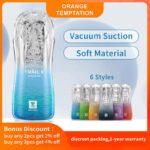 Male Masturbator Cup Soft  Sex Toy Flesh Light  Adult Endurance Exercise Sex Product Erotic Vacuum Pocket Cup for Men