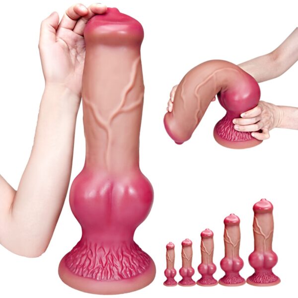 Huge Dildo XXL Dildo Animal Monster Dildo With Strong Suction Cup Female Masturbator G-Spot Orgasm  Sex Toys For Women 18